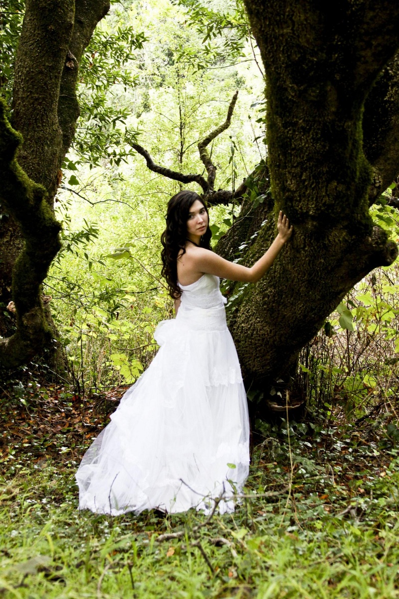 Female model photo shoot of Amanda McAdams in Muir Woods