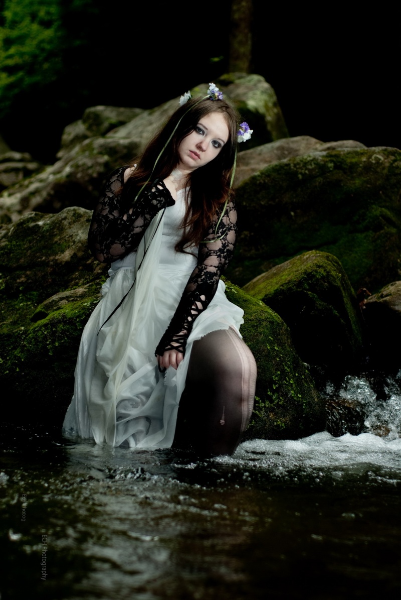 Male and Female model photo shoot of ECH Photography and Fae Renee in The river