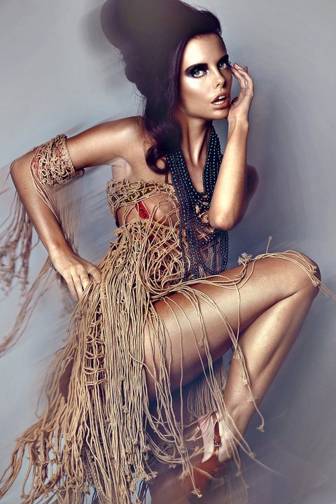 Female model photo shoot of Ana Popescu in agata preyss studio