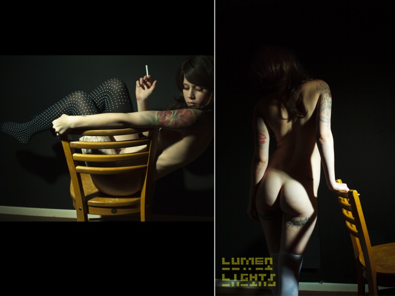 Male and Female model photo shoot of Lumen of Lights and Erika U