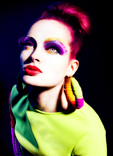 Female model photo shoot of StephanieHair, makeup by StephanieCS