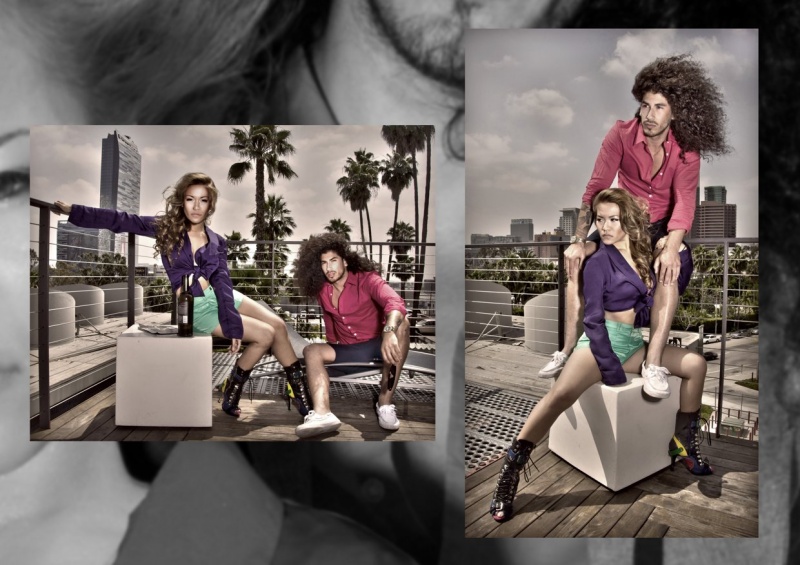 Female and Male model photo shoot of Natt Lim, Kimberly Vanilla and Evan Francisco Gomez