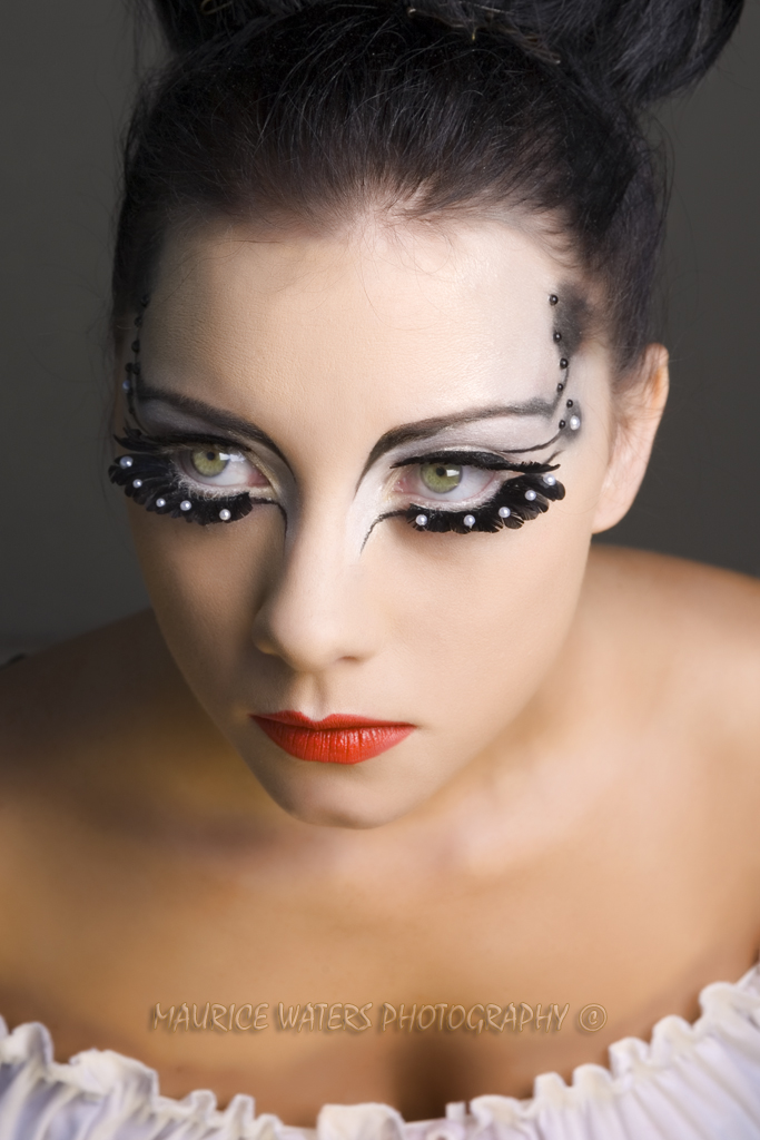 Female model photo shoot of Bonniee -makeup artist 