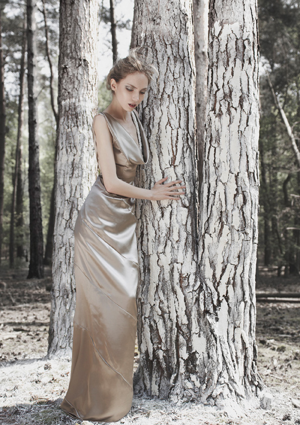 Female model photo shoot of Emily Hanna in Frensham Woods
