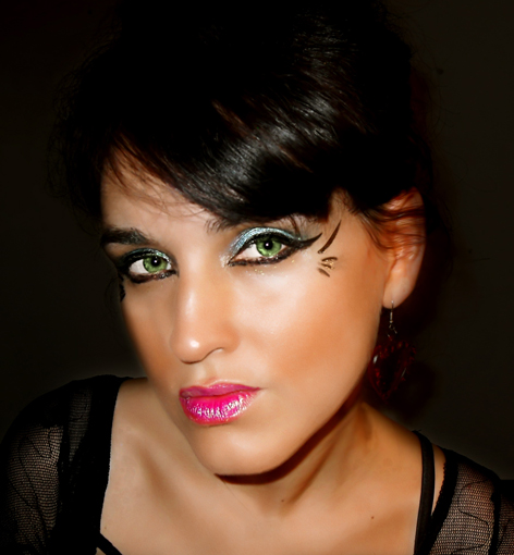 Female model photo shoot of Kasia - Makeup Artist