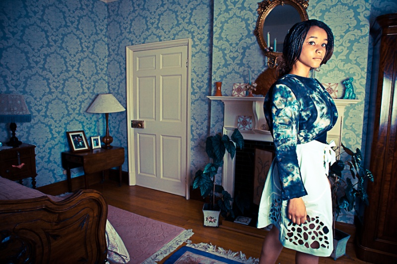 Female model photo shoot of Anna Louise Crossley in The Dower House