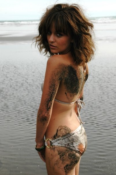Female model photo shoot of Licia Barbara in Piha Beach, Auckland, NZ