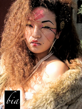Female model photo shoot of Bia_Artistry in pasadena, CA