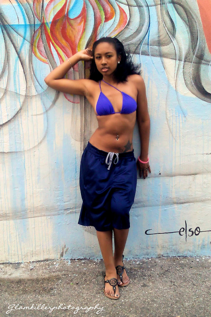 Female model photo shoot of Edaniels Photography and Official LeNeice in South Beach, Miami, FL