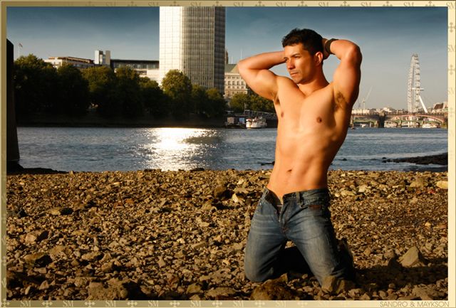 Male model photo shoot of Gio Cruz in London/2009