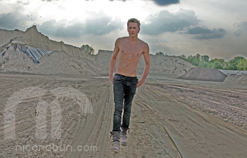 Male model photo shoot of Nico Raban in Holland