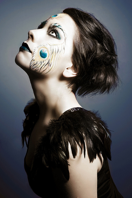 Female model photo shoot of Giselle Natassia by Giselle Natassia, makeup by Laura Turner