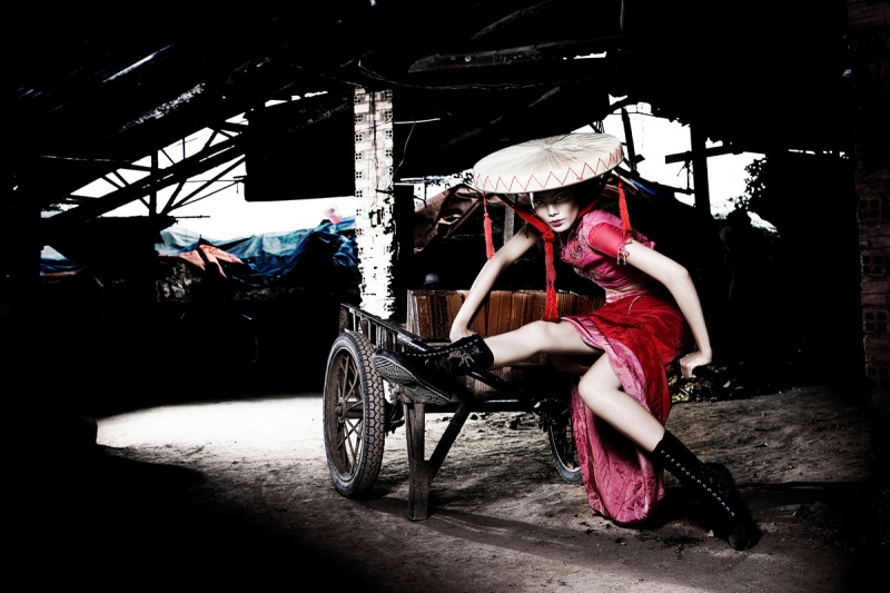 Female model photo shoot of Phuong Rouzaire in Saigon, Vietnam