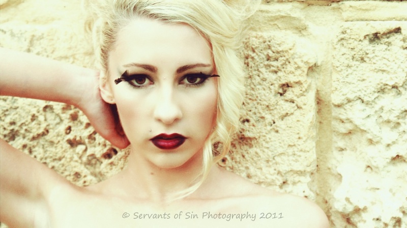 Female model photo shoot of -Servants of Sin-, wardrobe styled by Red Dusk Designs, makeup by Eclectic Styles 