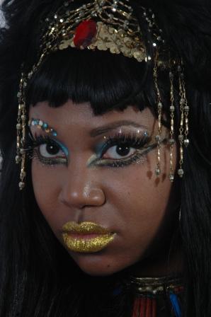 Female model photo shoot of Joy Ikiomoye in Hair Wars 2011 - Met Hotel, Troy, MI