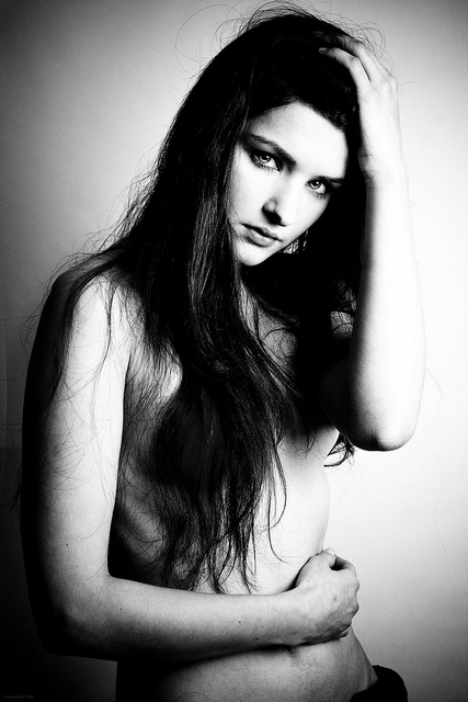 Female model photo shoot of Sarina Gito in Amsterdam, Home Studio, Netherlands