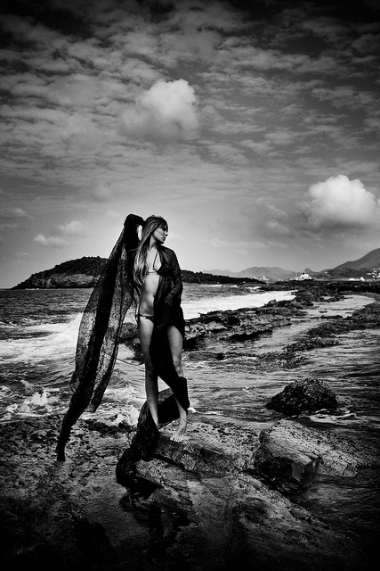 Female model photo shoot of Sarina Gito and Nina Tamara in Sint Maarten. The Caribbean