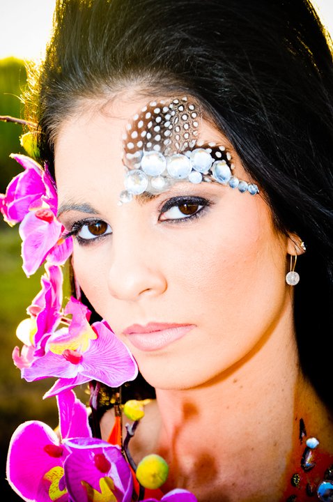 Female model photo shoot of LarnaG -Makeup Artist by Shree Vella Photography