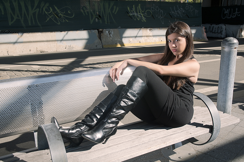 Female model photo shoot of Ivette Alvarez in NY