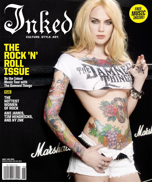 Female model photo shoot of Miss Jung, published by Inked Magazine