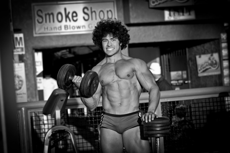 Male model photo shoot of Elske Photography in Muscle Beach, California
