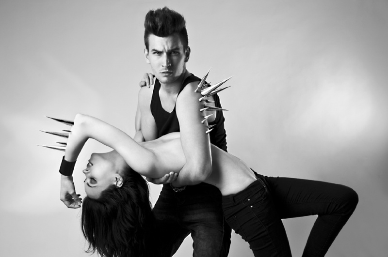 Male and Female model photo shoot of Ian Q and MissGloria by Phrenia Photo
