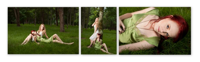 Female model photo shoot of Lauren Linton and Anna Brooke by Kristin Sweeting , makeup by Sheer Glamour Makeup