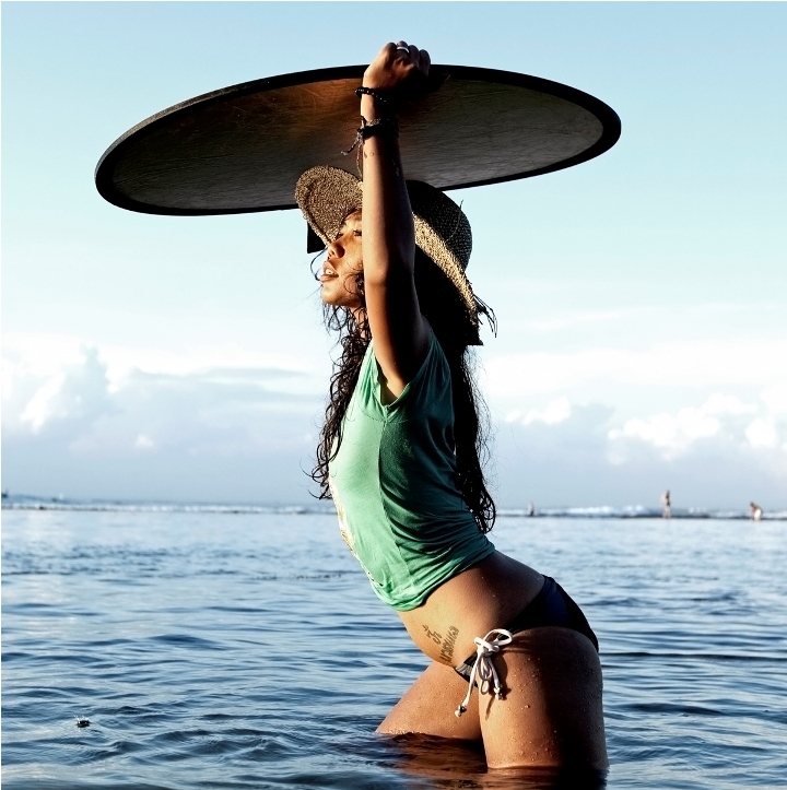 Female model photo shoot of Sonya Melani by E-motion Photography in Balangan Beach - Bali