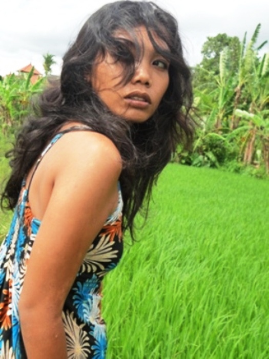 Female model photo shoot of Sonya Melani in Rice Field Ubud - Bali