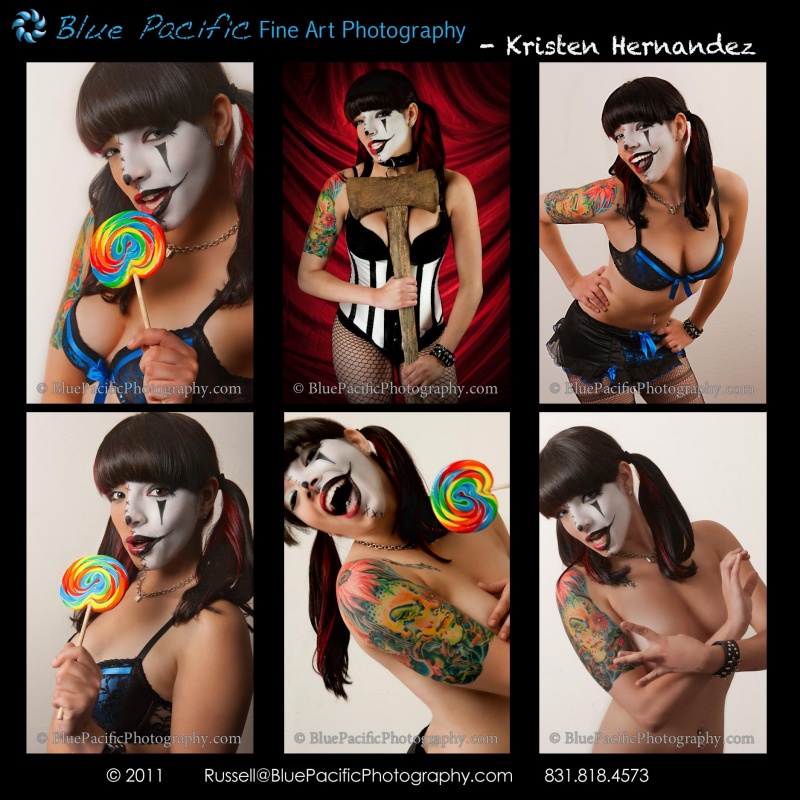 Female model photo shoot of In Your Face Paint and k10 Elise by Blue Pacific in Watsonville, CA