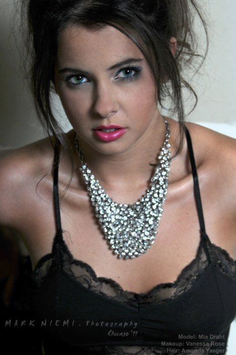 Female model photo shoot of Vanessa Rose Makeup by Mark Niemi - Chicago