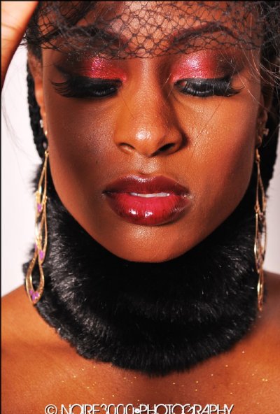 Female model photo shoot of Lady Makeup Inc by Noire3000 Woman in Atlanta