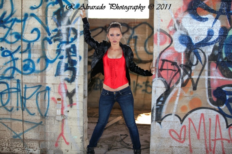 Male and Female model photo shoot of R Alvarado Photography and Sara Tine in Coolidge, AZ