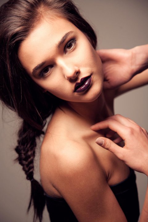Female model photo shoot of Emilie  WILK in Door Studio - Paris
