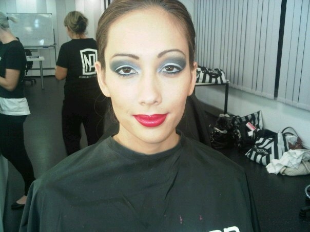 Female model photo shoot of Platinum Makeup Artist in Napoleon Make Up Academy