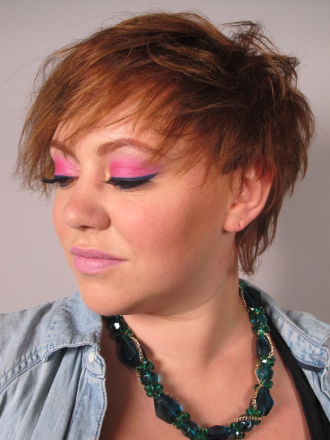 Female model photo shoot of Ashley M Harris in Cinema Makeup School