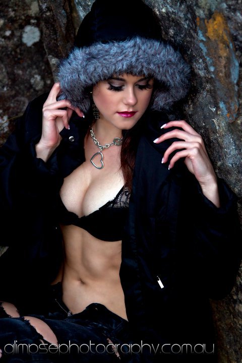 Female model photo shoot of larky in Carrington Falls