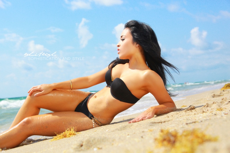 Female model photo shoot of Darlin KK by EliteXL in Fort Lauderdale Beach