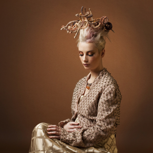 Female model photo shoot of GingerBread Hats by Towzie Tyke