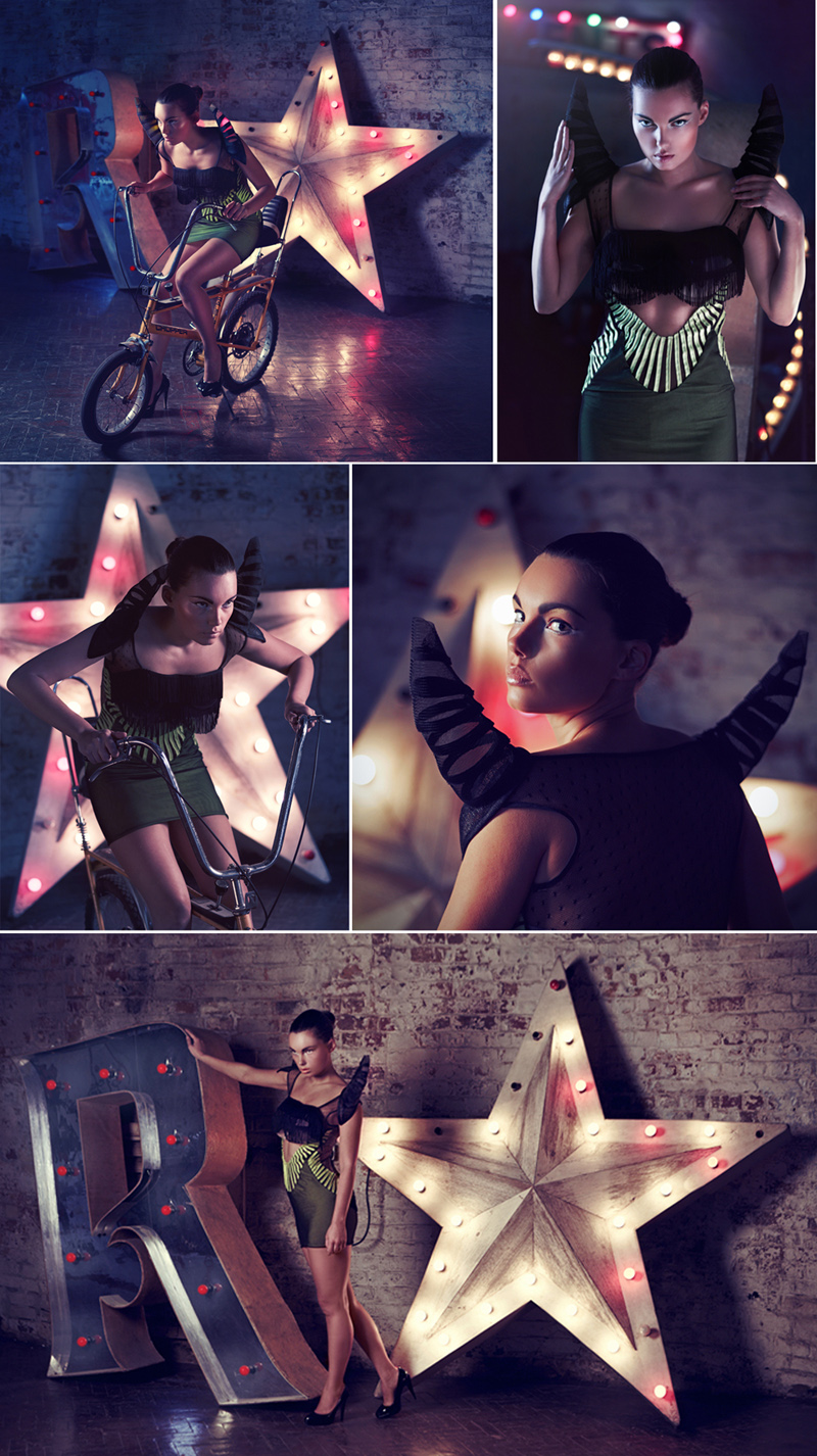Female model photo shoot of Miss Aniela and Niutka, makeup by Hellie Last, clothing designed by arajo