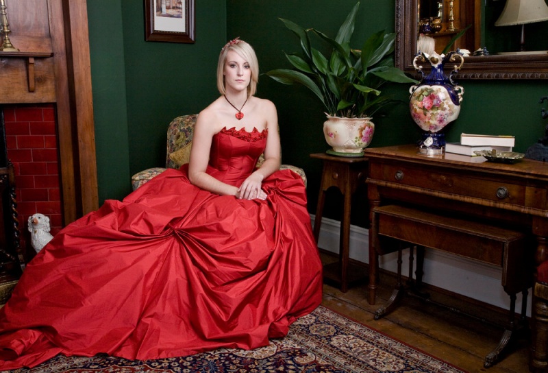 Female model photo shoot of TheWelshLenny in Dylan Thomas' House.