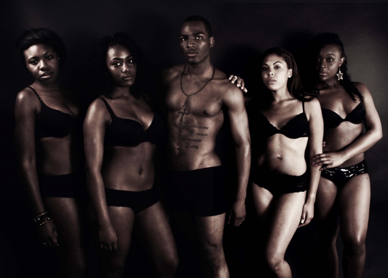 Female and Male model photo shoot of MelissaKN, Jay Curtis and Benedicta Mekoma by JKas