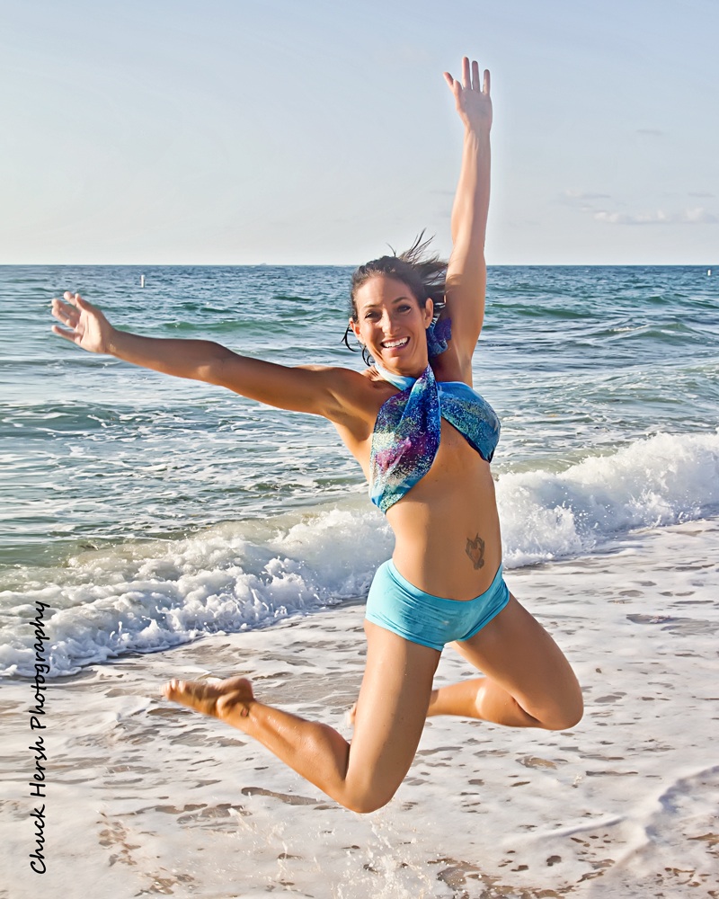 Female model photo shoot of Mel Shari in Ft Lauderdale beach