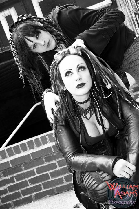 Male and Female model photo shoot of NamelessX and SamPhire -was Succubbi by WilliamAdamsPhotography