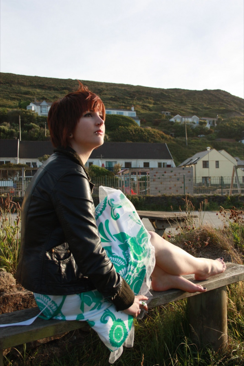 Female model photo shoot of Livvy Nash in Portreath Beach (Cornwall)