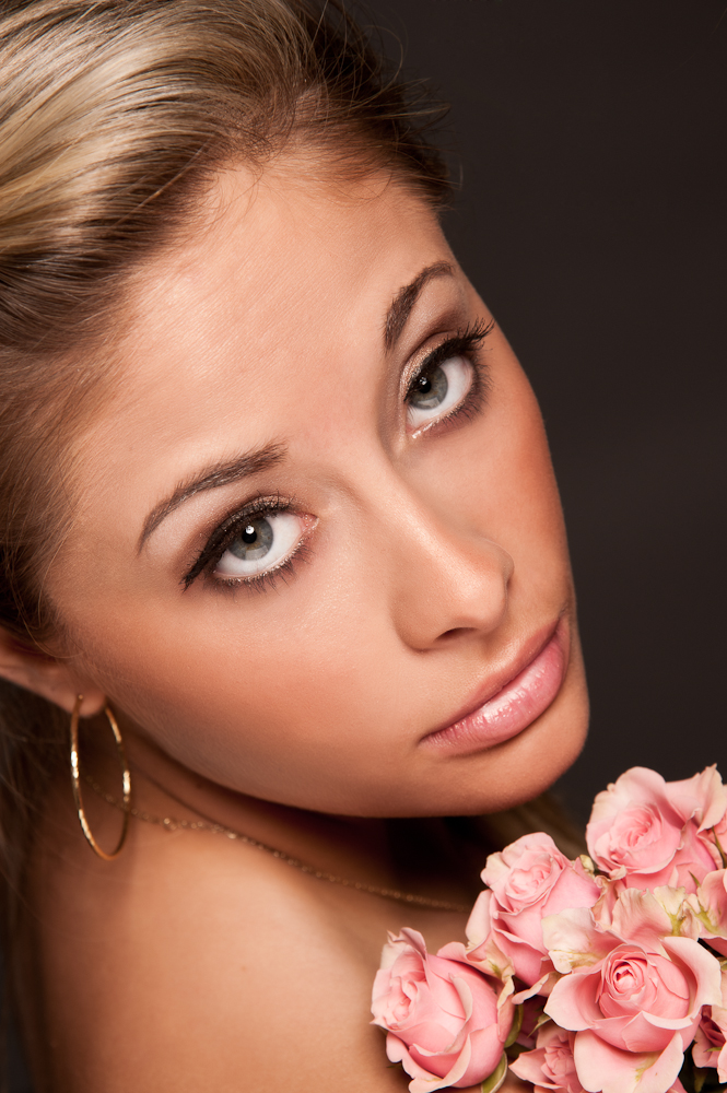 Female model photo shoot of Make-up Magic by Megan and Bri R by Joslex Studios