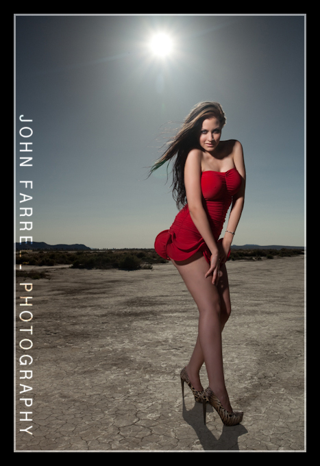 Female model photo shoot of Linda W B in california desurt