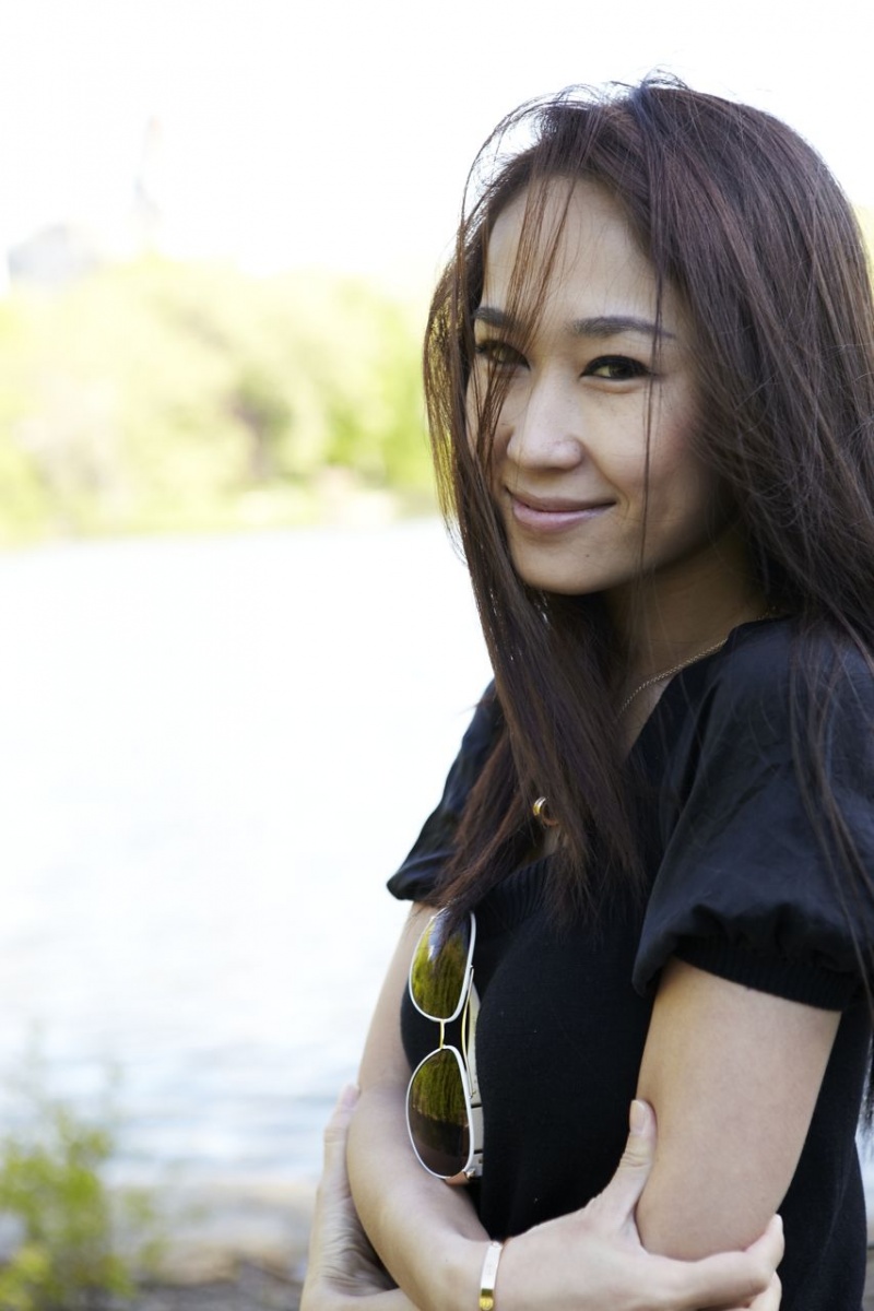 Female model photo shoot of Rachel Yang by Guy Marino in Central Park, NYC