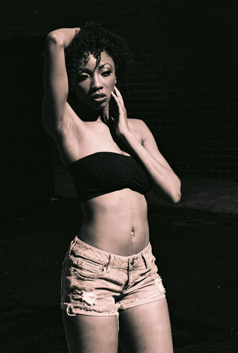Female model photo shoot of Kera S by im out in Downtown DC