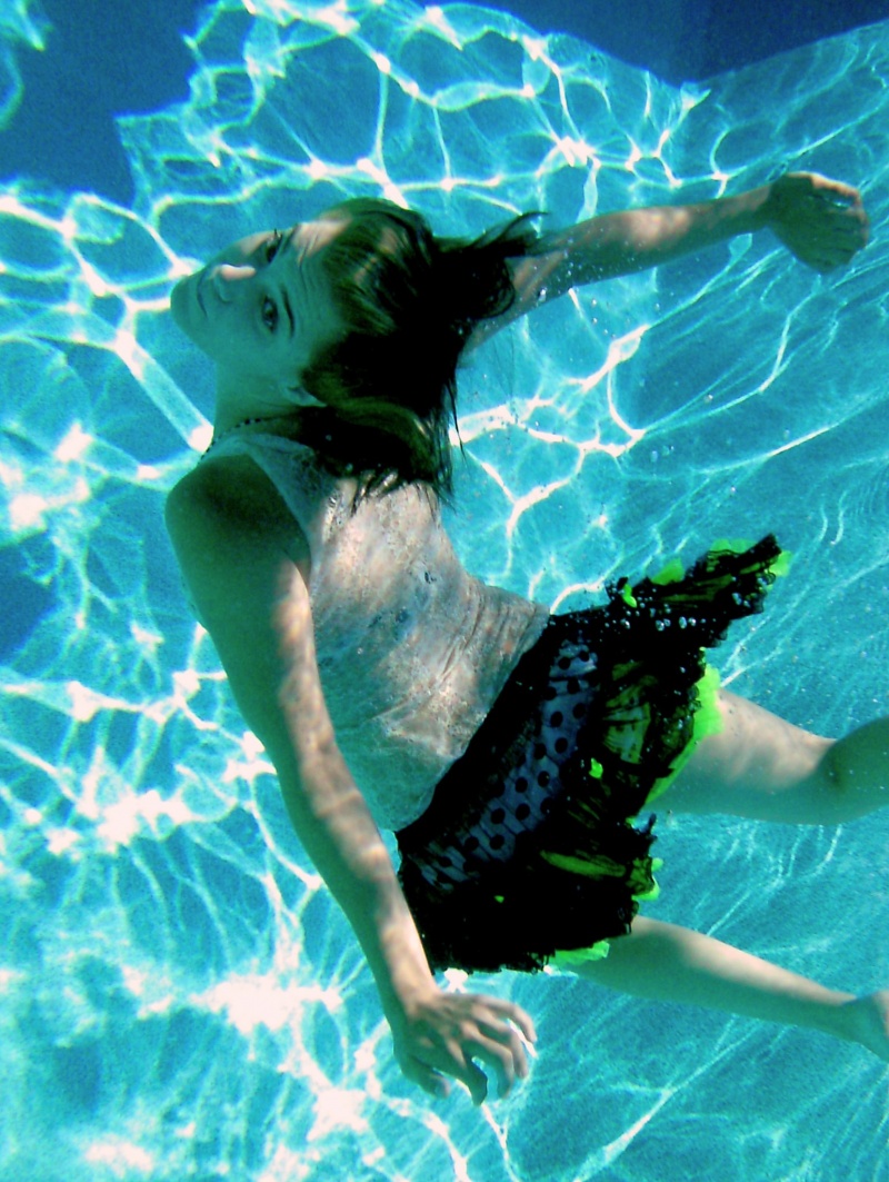 Female model photo shoot of Kaitlin Bair in Pool